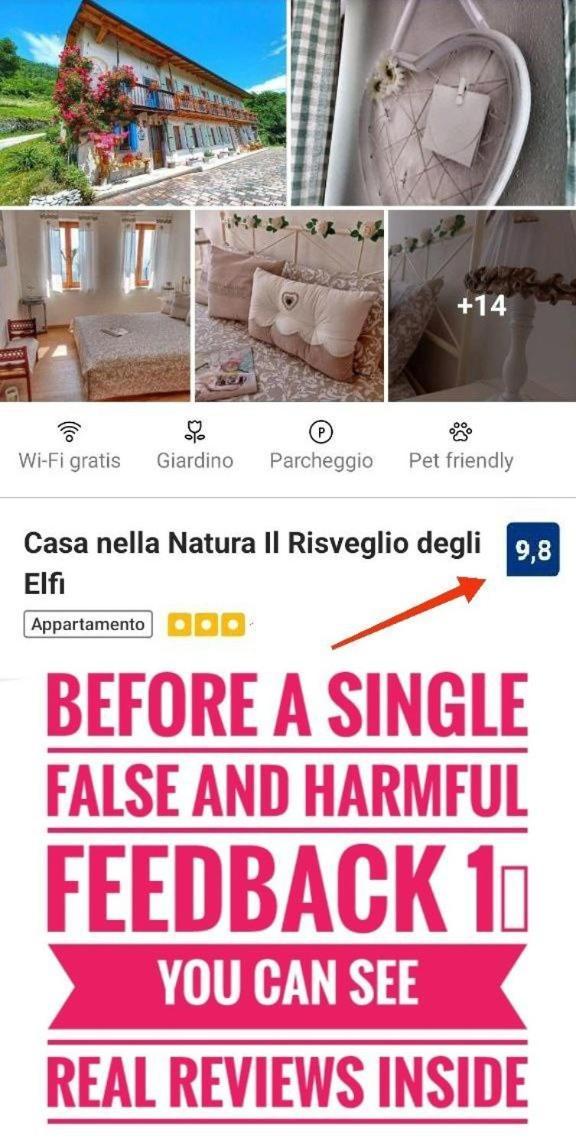Casa Nella Natura Il Risveglio Degli Elfi Pedavena Exteriér fotografie